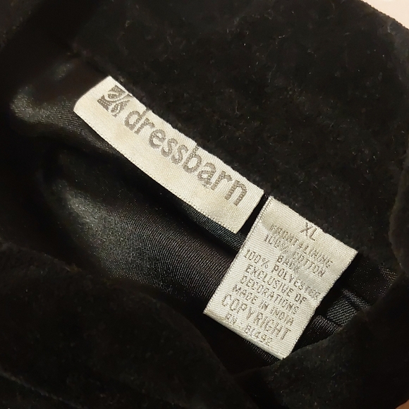 Dressbarn Festive Christmas Theme Black Ugly Vest Colorful Embroidery Size XL - Picture 9 of 10